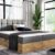 Bed with built-in mattress (continental) Wood 1 (light oak color)