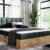Bed with built-in mattress (continental) Wood 1 (light oak color)