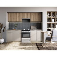 Virtuvės komplektas TATIANA 240, smėlio spalvos