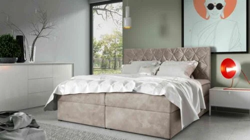 Lova su įmontuotu čiužiniu (continental) Box7 1 Bed with built-in mattress (continental) Box7
