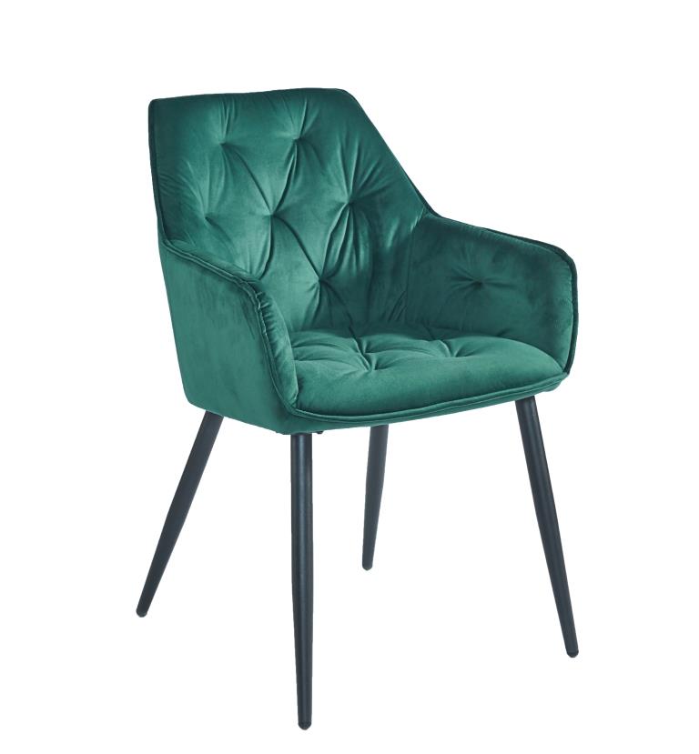 Kėdė Bel velvet – elegantiška valgomojo kėdė Bel su komfortišku atlošu