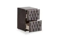 Nightstand Visco Lux, gray