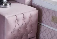 Naktinis staliukas Visco Lux rožinis