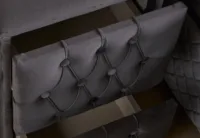 Nightstand Visco Lux, gray